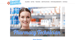 Desktop Screenshot of pharmacytechniciansalary411.com